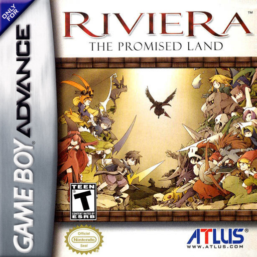 Riviera The Promised Land box art for GameBoy Advance
